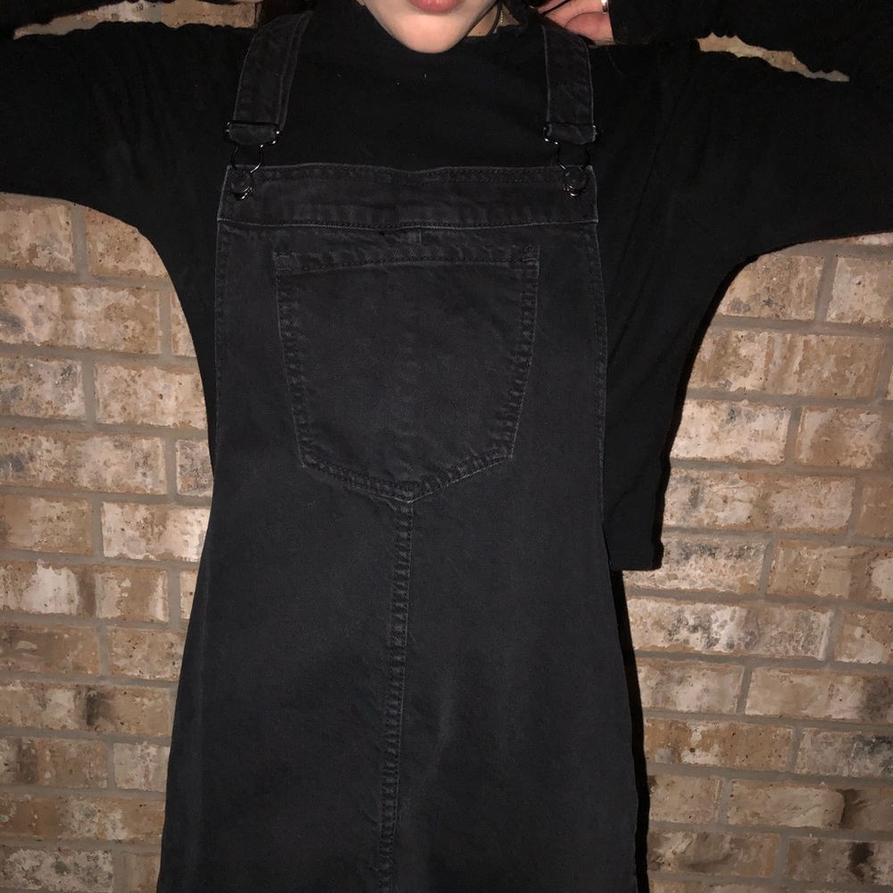 Black jean dress